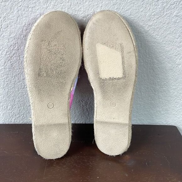 Rampage Bianca Womens Slip On Tie Dye Mules Spring Slides Espadrille Sz 5.5 - Picture 9 of 11